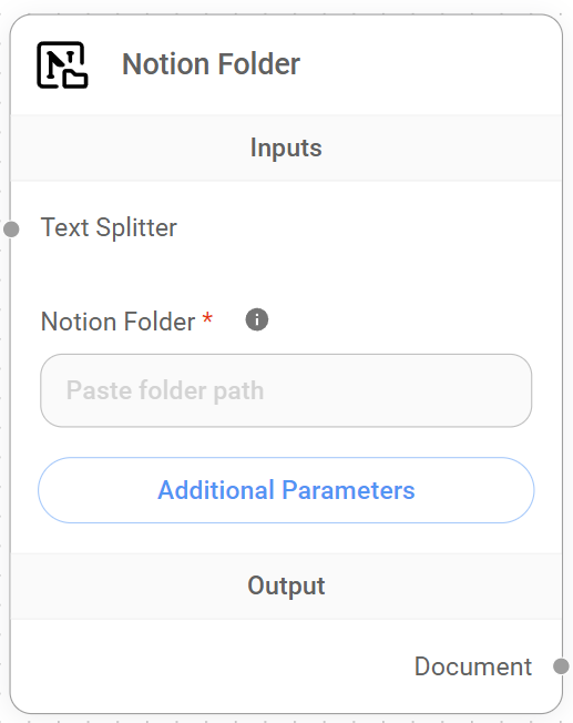 <p>Notion Folder Node</p>
